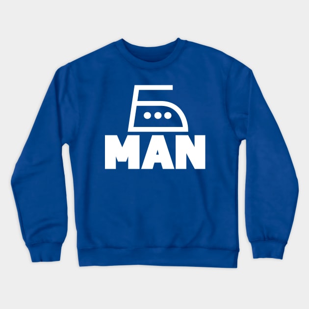 Smoothing Iron - Man Superhero Crewneck Sweatshirt by Xeire